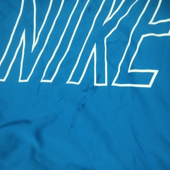 Nike Blue Hoodie Sweater Size Large In Men - Picture 6 of 8